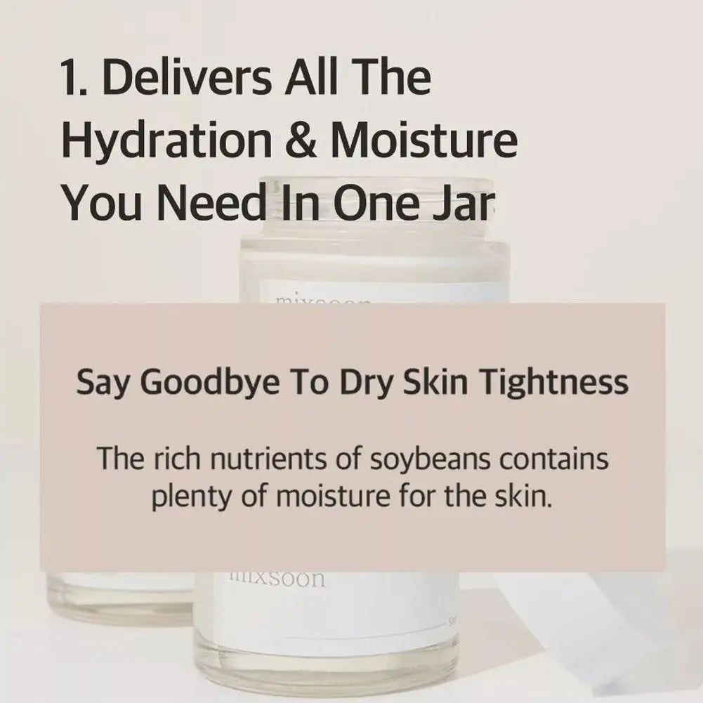 50ML Korean Facial Serum For Mixsoon Soybean Essence Vegansnail Exfoliating Face Hydrating Repair Damage Korean Skin Care