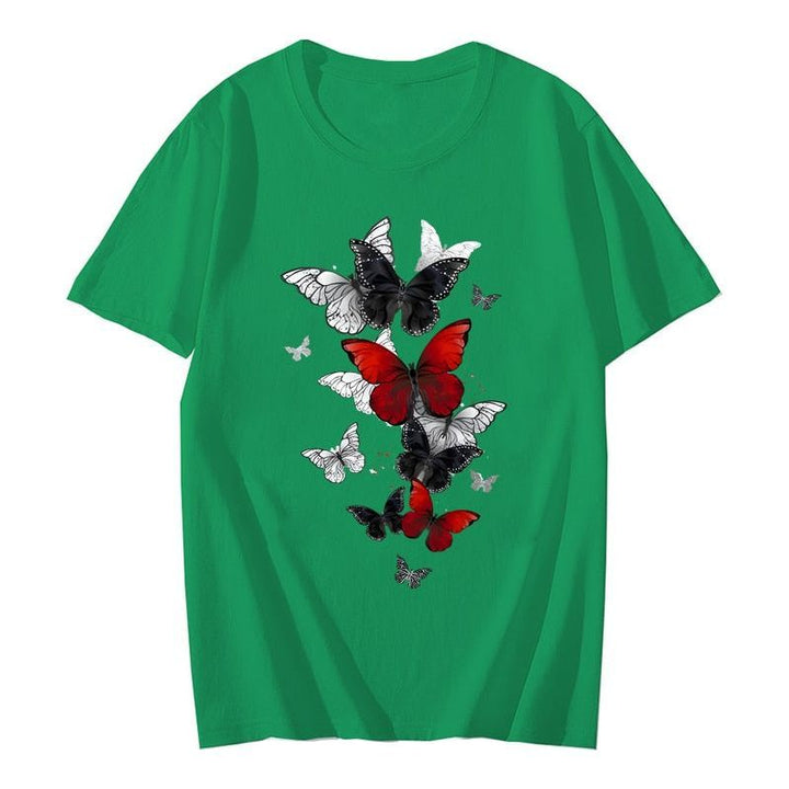 Ladies Tees w/ Watercolor Horse Graphic, 90s Trend, Sleeveless, Plus Size - Jointcorp
