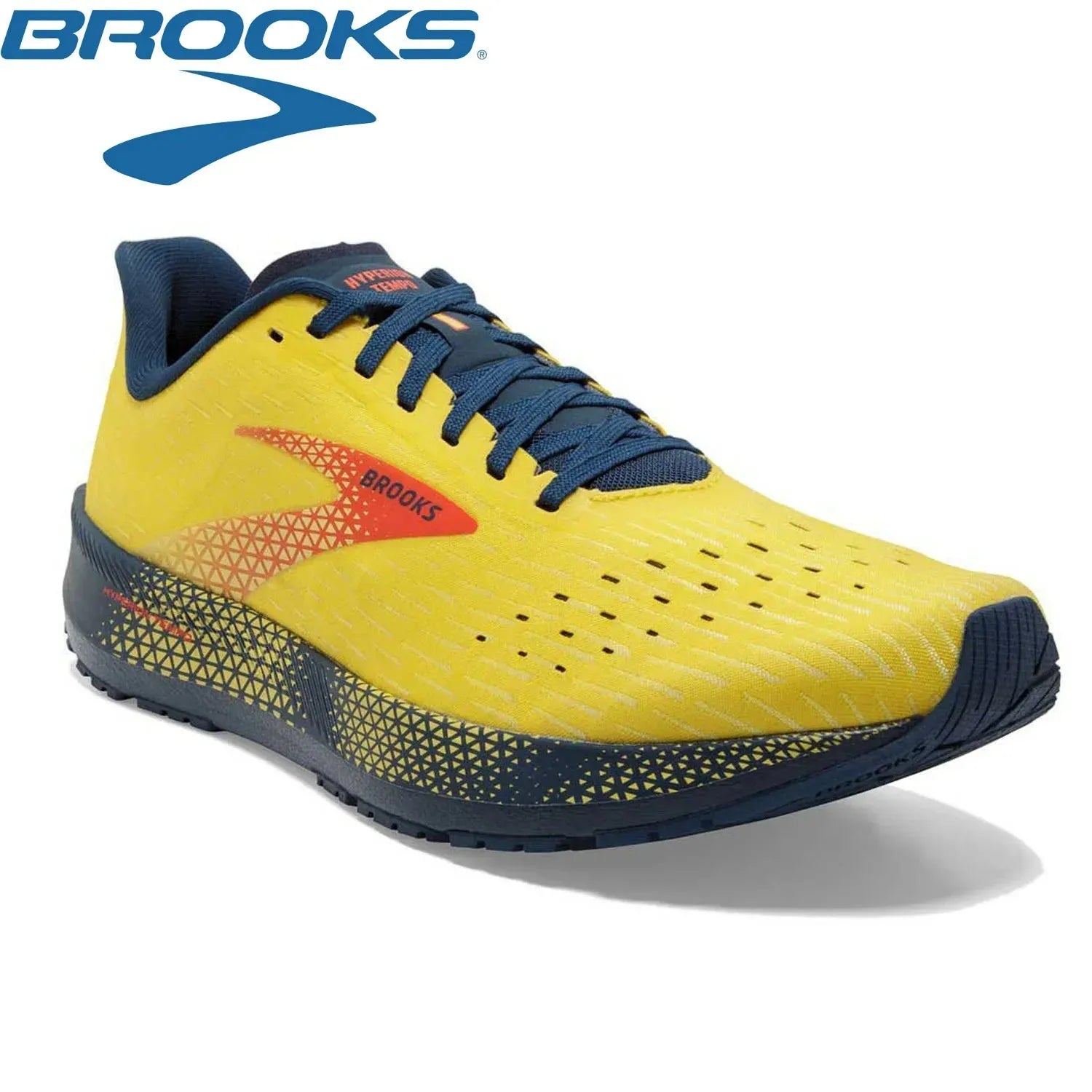 Brooks running shoes Hyperion Tempo Men's Anti-Slip Stretch Road Light Breathable Running Shoes Marathon Sports Sneakers For