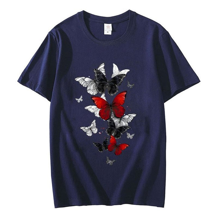 Ladies Tees w/ Watercolor Horse Graphic, 90s Trend, Sleeveless, Plus Size - Jointcorp