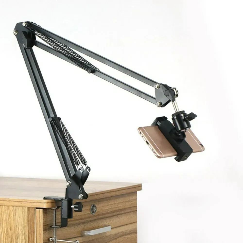 Live Camera Magic Arm DSLR Table Stand Phone Holder Stand Camera Bracket For Smartphone Tablet Webcam Led Ring Light Studio Kit