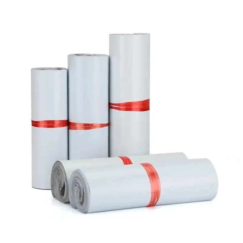 INPLUSTOP 50pcs/Lots White Courier Bag