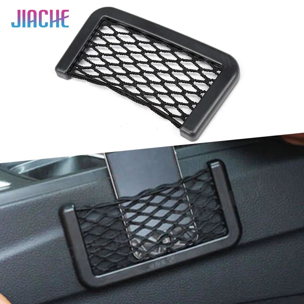 Car Storage Net Automotive Pocket Organizer Bag for Phone Holder Box Facial Tissue For All Car Accessories
