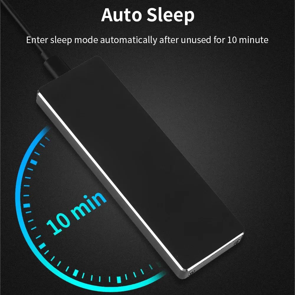 TISHRIC Support Dual Protocol M2 NVME NGFF SATA SSD Aluminum Alloy External Hd Case NVME SSD to USB 3.1 Enclosure For M.2 SSD