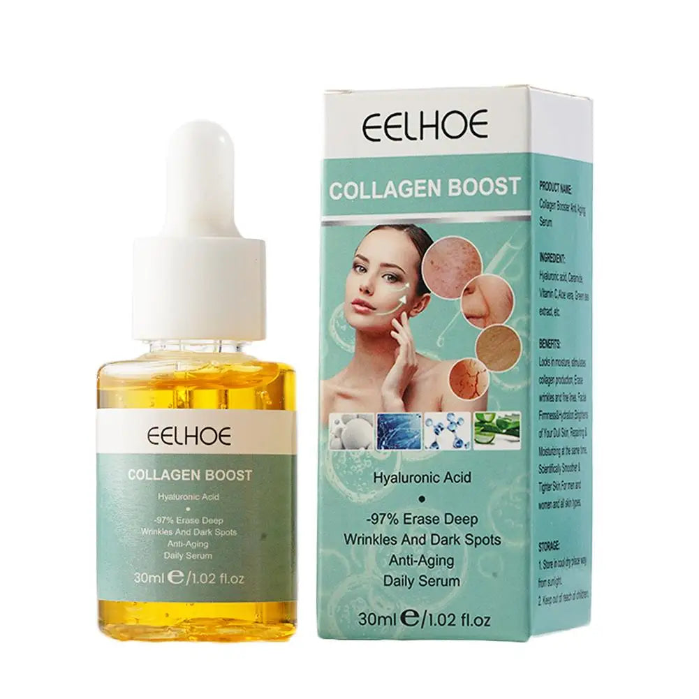 30ml Advanced Collagen Boost facial Serum Moisturizing Smoothing Nourishing Brightening Facial Skin Care Product