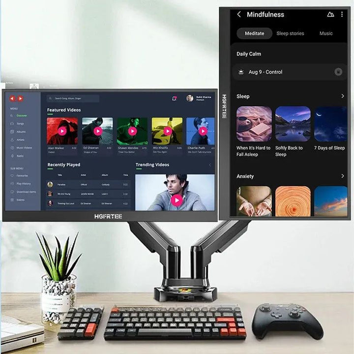 17.3 Inch Mobile Portable Monitor External Screen Game PC Display Type-C HDMI-Compatible For Switch Laptop xbox