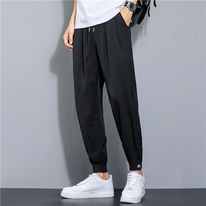 Men‘s Daily Baggy Pants Sports Straight Joggers Fashion Streetwear Trousers - Jointcorp
