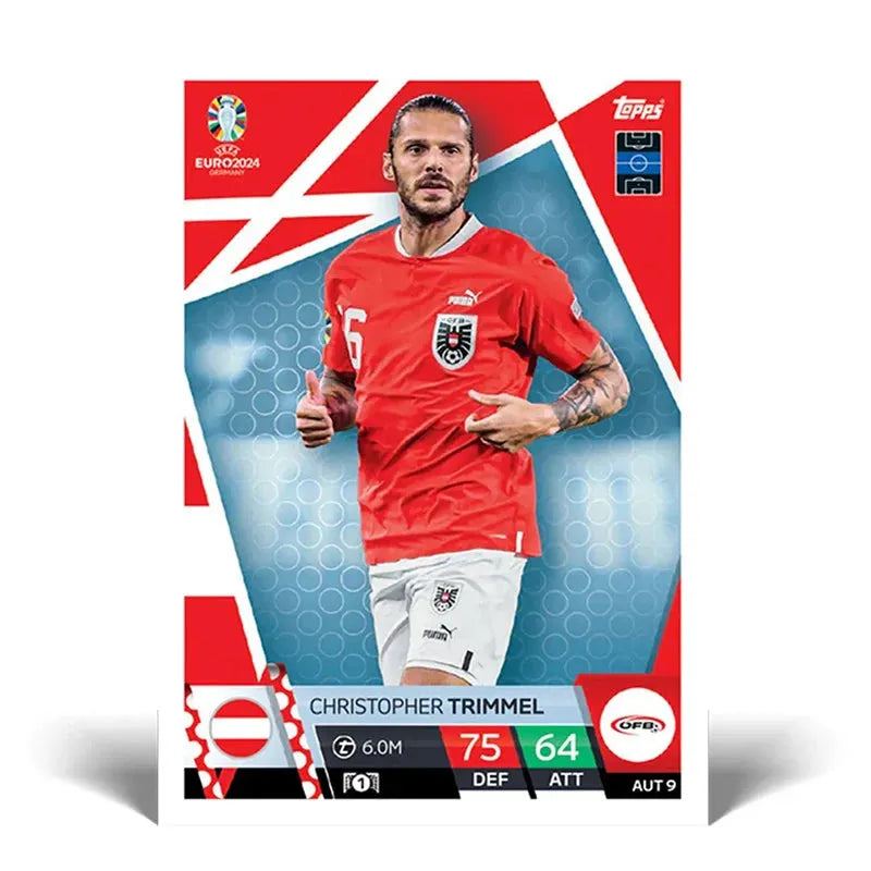 Topps 2024 Match Attax Starter Pack Ballsuperstar Collection Card Rare Ronaldo Celebration Card Fan Gift Free Shipping