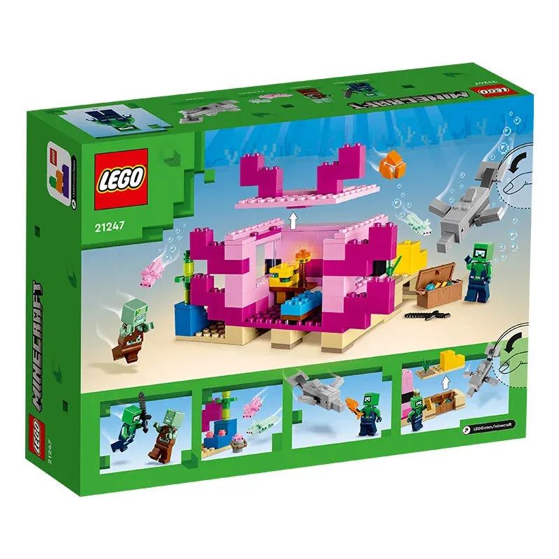 LEGO Minecraft 21247 American Salamander House Children's Puzzle Building Toy Gift