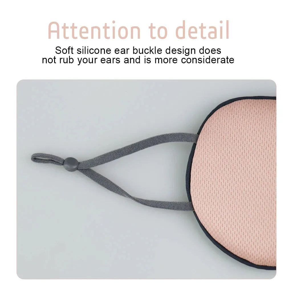 Sleeping Eye Mask Block Out Light Sleep Mask For Eyes Soft Sleeping Aid Travel Eyeshade Breathable Double-sided Eye Mask