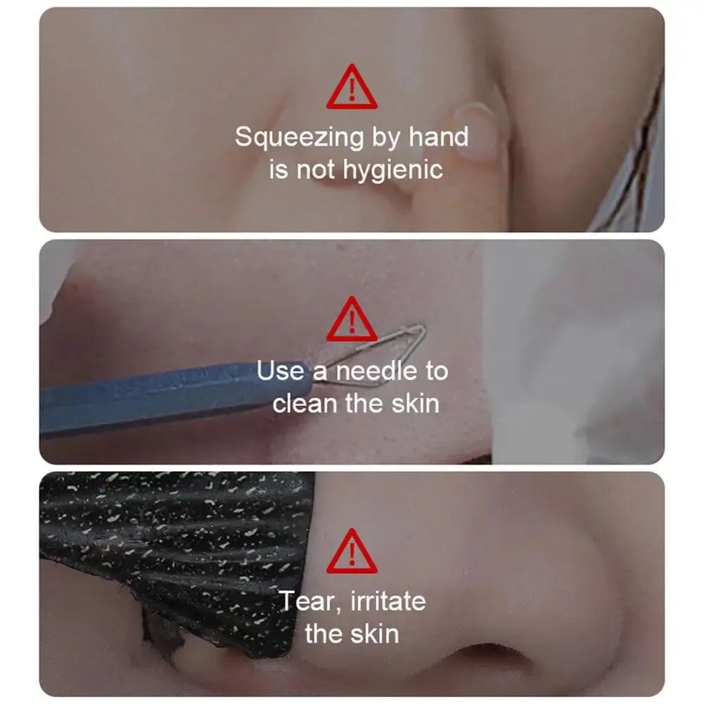 Blackhead Removal Face Mask Unisex Nose Mask Bamboo Charcoal Pores Dirt Remove T-zone Deep Cleansing Peel-Off Mask Skin Care