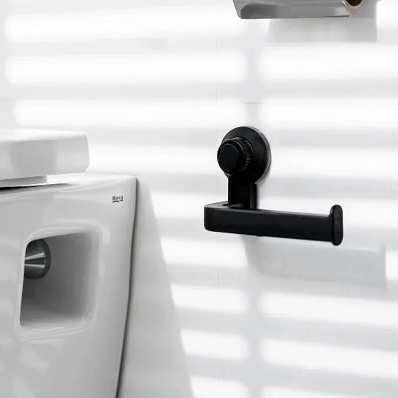Wall Mounted Toilet Paper Roll Holder No Punching Waterproof Towel Roll Dispenser for Bathroom Kitchen Suction Cup Rack
