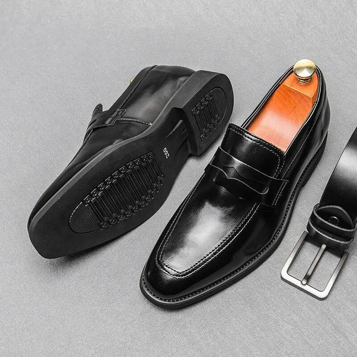 New Men Leather Shoes For Men Luxury Slip On Business