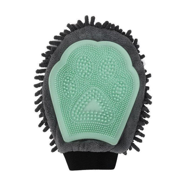 Pet Grooming Kit for Dog Cat Rabbit Fur 2 Sided Bathing Brush Cleaning Massage Glove De-Shedding De-Matting Pet Hair Removal - Jointcorp