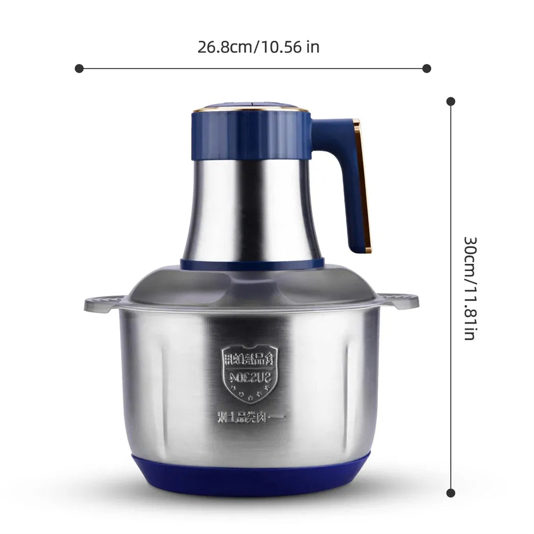 Electric Meat Grinders Food Crusher 6S Stainless Steel Multifunctional Vegetable Slicer Processor Chopper Kitchen Appliances
