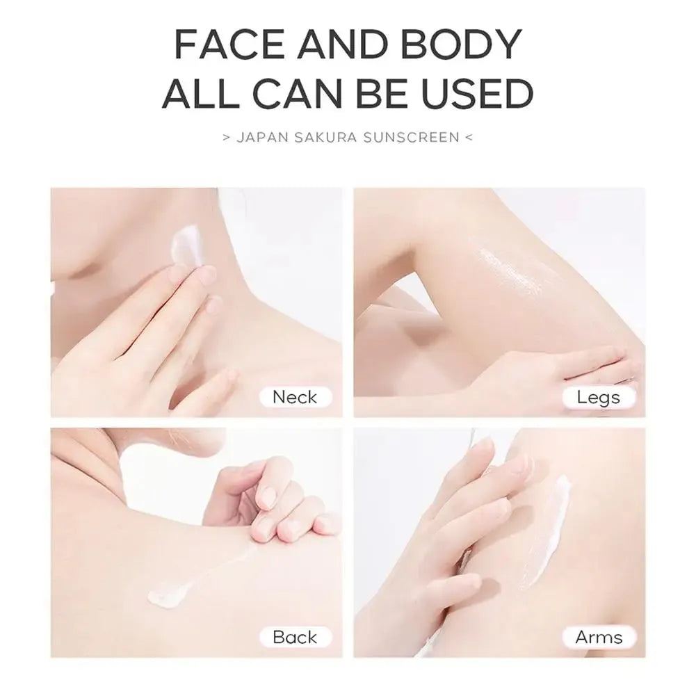 1PC Sunscreen Whitening Creams Isolation UV Protection Face Moisturizing Oil-control SPF50 Sun Cream Skin Care
