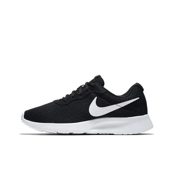 Nike Tanjun Men and Women Non-Slip Low Top Sneakers Breathable Black Oreo Running Shoes 812654-001