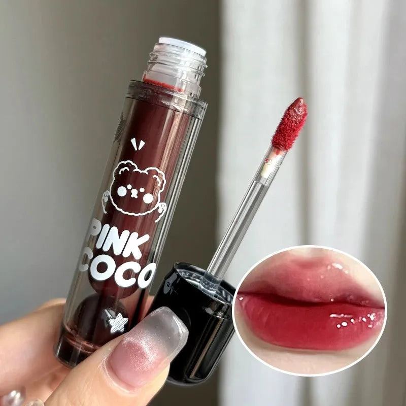 6 Colours Mirror Juice Lip Gloss Waterproof Long-Lasting Moisturingsing Lipstick High Gloss Lip Red Moisturing Lipstick Makeup