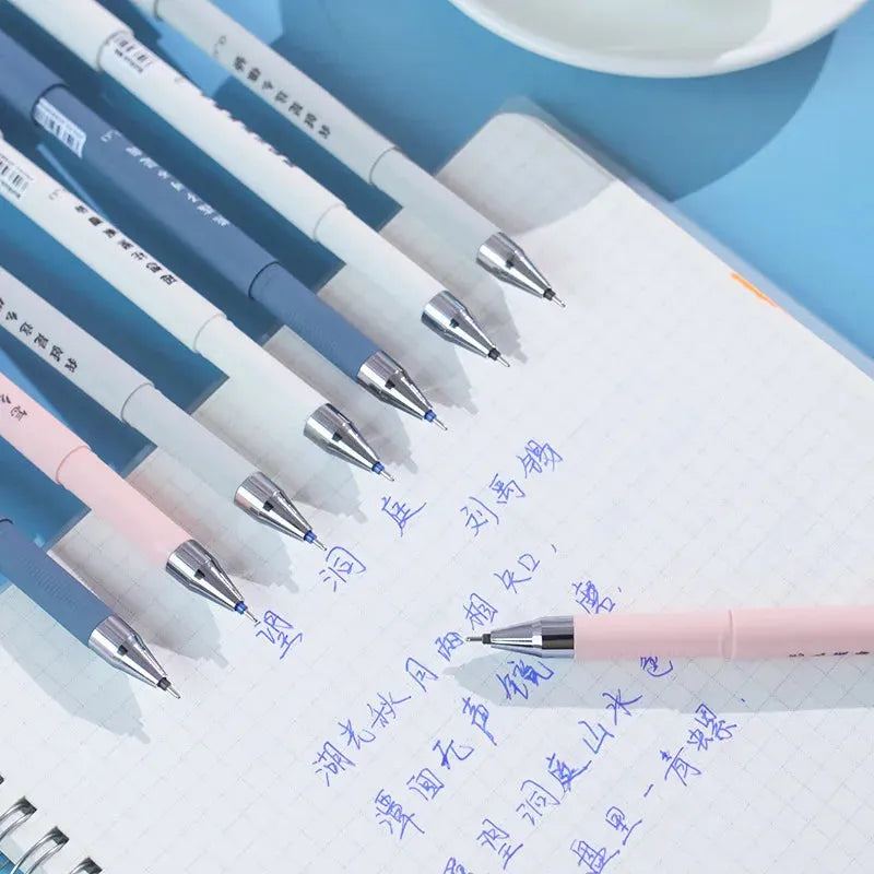 Kawaii Erasable Gel Pen Set Washable Handle Pen Grip School Stationery