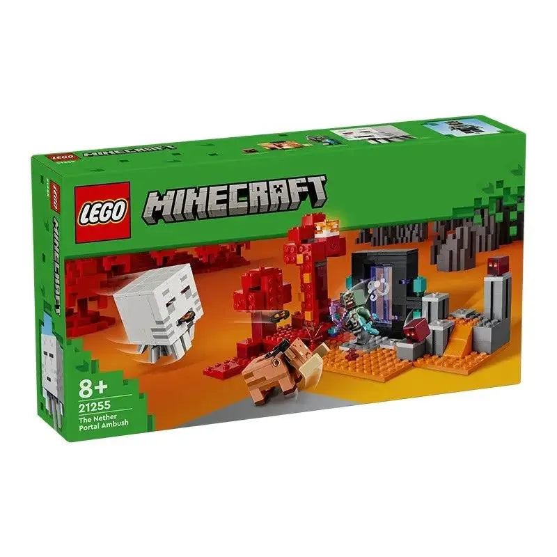 LEGO Minecraft 21255 Lower Boundary Portal Ambush Boys And Girls Puzzle Building Block Children's Toy