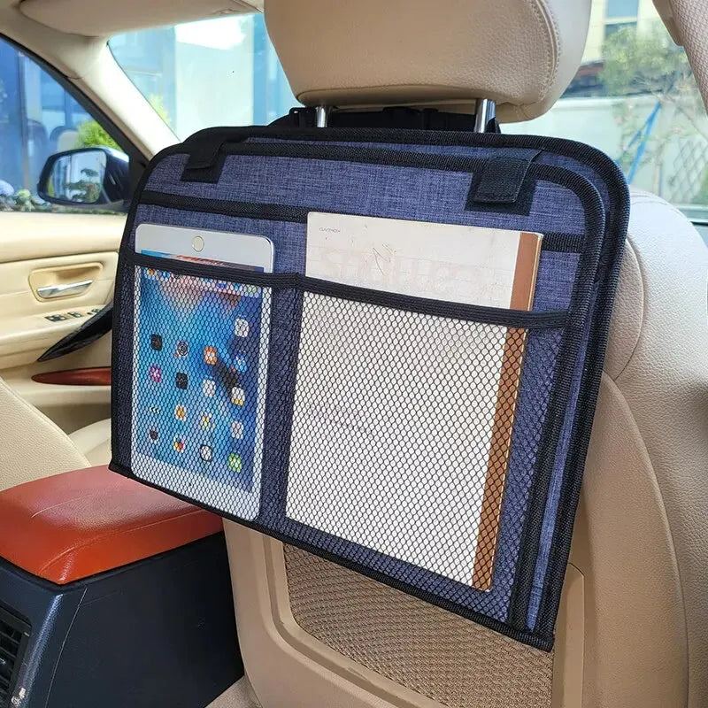 Car Seat Back Organizer with Foldable Tablet Car Storage Bag Automobiles Interior Stowing Tidying
