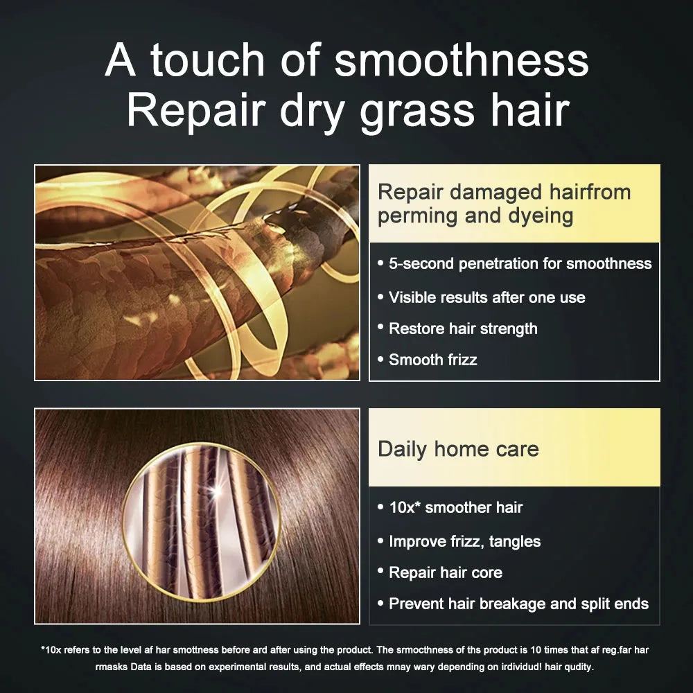 PURC 5 Seconds Keratin Hair Mask Collagen Hair Treatment Smoothing Straightening Repair Damaged Conditioner Hair Care
