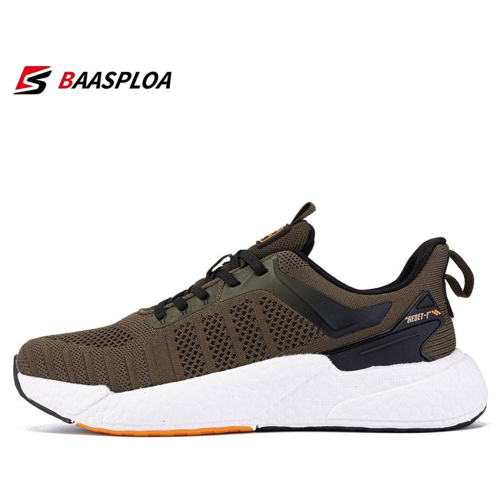 Men Sneaker Comfortable Knit Walking Shoes Breathable Fashion Sneaker Anti-Slip Shock-Absorbing Casual Shoes - Jointcorp