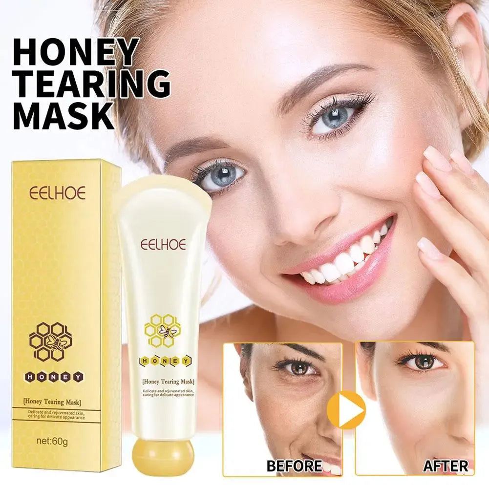 60g Peel Honey Mask Removes Blackheads Exfoliates Skin Face Cleanses Hydrates Skin Beauty Care Health T0F8