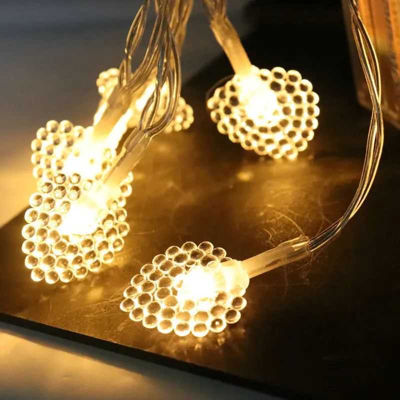 Eid Mubarak Moon Star LED String Light Eid Islamic Muslim Party Supplies Kareem Ramadan Decoration For Home Eid Al-Fitr Ornament