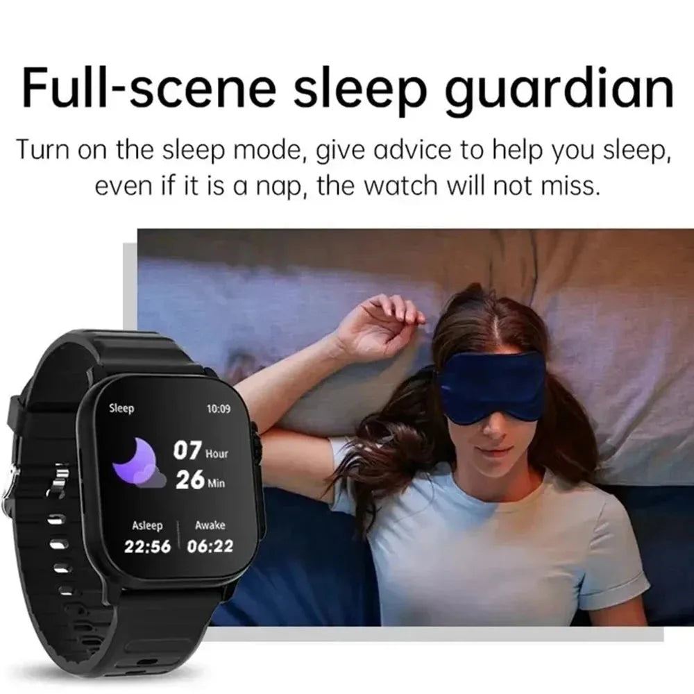 Smart Watch 9 Ultra  Men And Women 2.01 Inch Screen Bluetooth Call Fitness Tracker Fashion Watches PK IWO 9 T900 T88 Android Ios