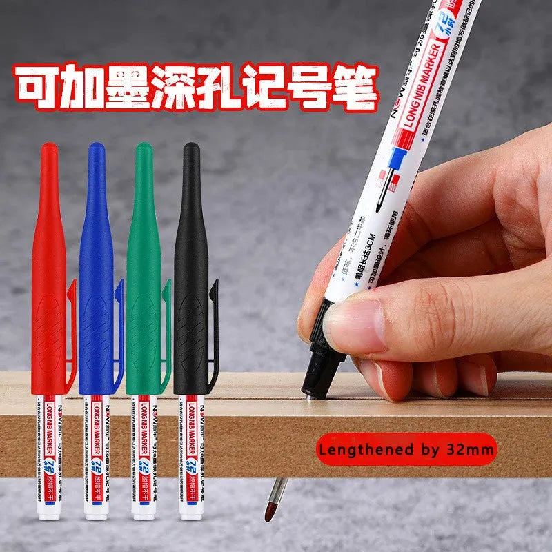 Deep Hole Long Nib Head Markers