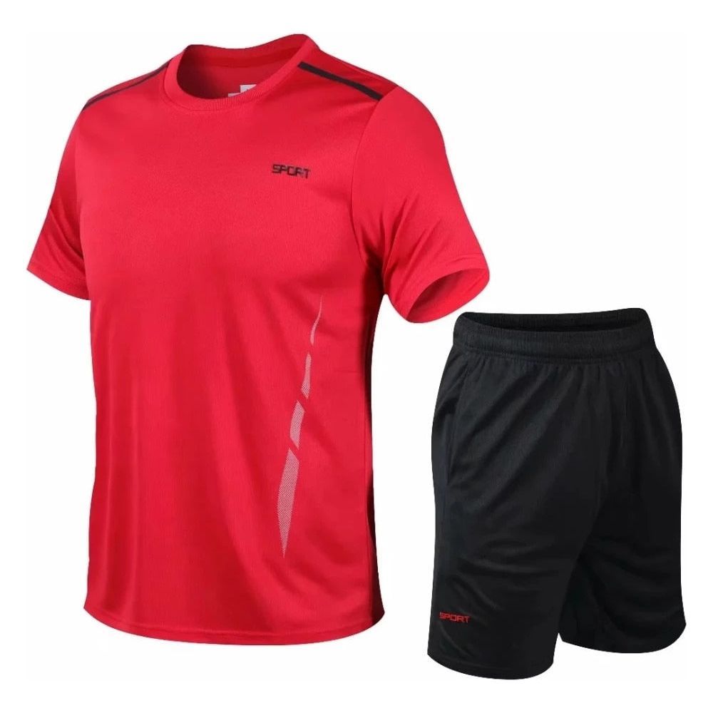 Running Sets Men Summer Sport Suits Sportswear Sports Clothing Gym Fitness Tracksuits Workout Training Sport Sets Men - Jointcorp