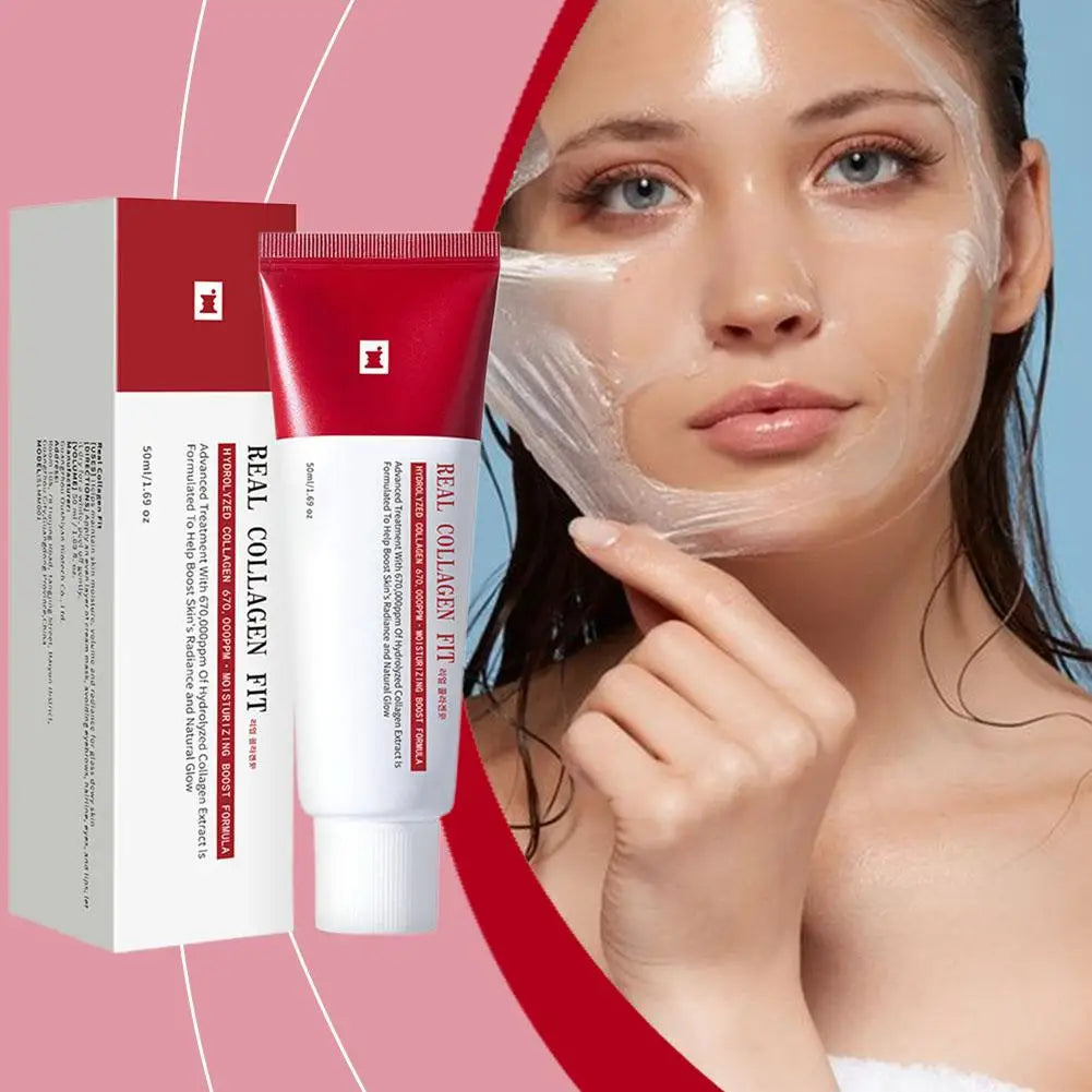 Korean Deep Collagen Mask Overnight Wrapping Peel Off Facial Mask Anti Wrinkle Lifting Skin Care Deeply Hydrate Woman Night Care