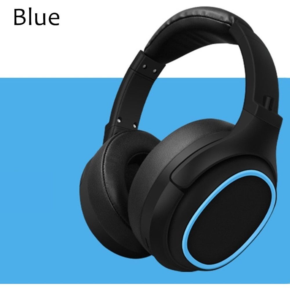 Shoumi Large Earmuffs Headhones Bluetooth Headphon Wireless Earphones Bass Headset Noise Cancelling Mic Helmet Support TF-card - Jointcorp
