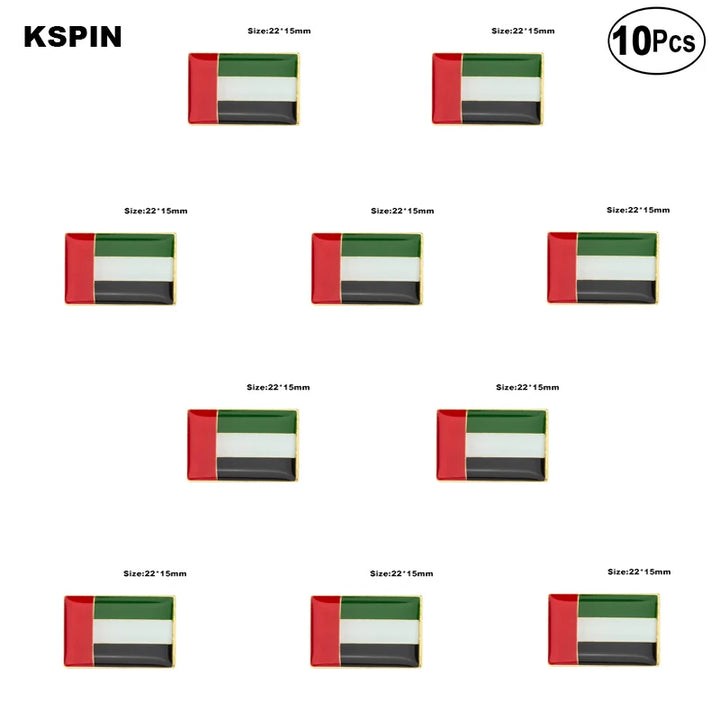 United Arab Emirates Flag Brooches Lapel Pin Flag badge Brooch Pins Badges