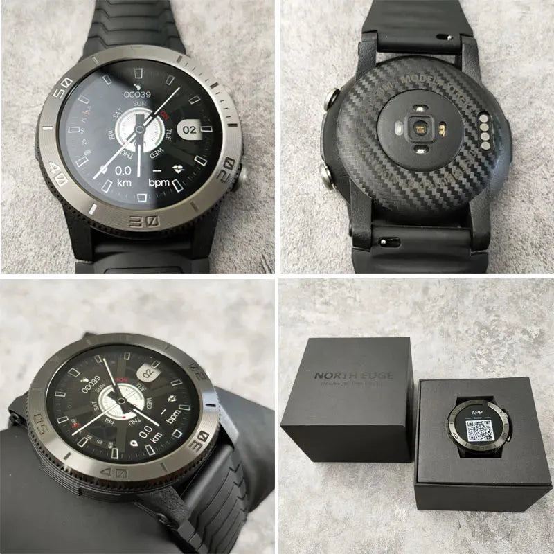 NORTH EDGE Men Digital Watch GPS Compass Smartwatch