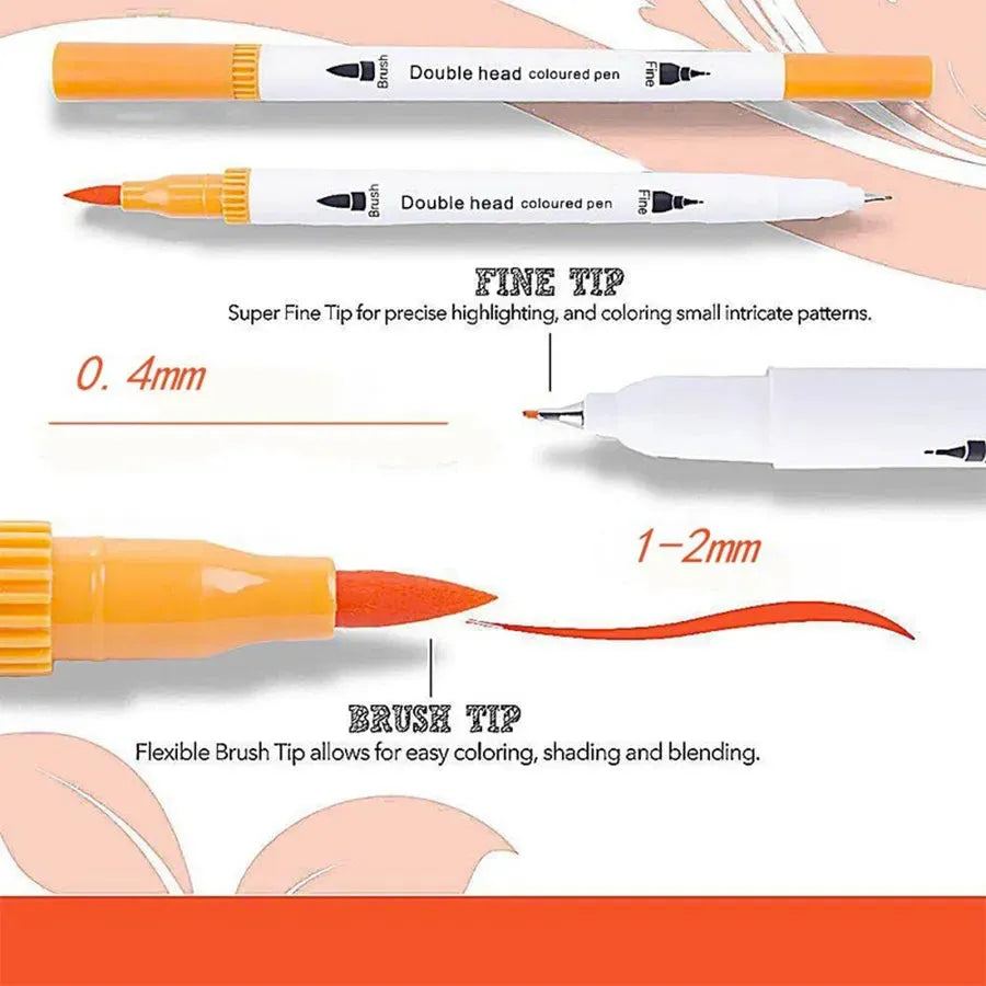 Colors Double-Head Washable Color Marker Set