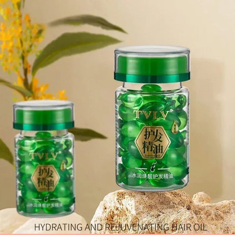 30 Pills Smoothing Silky Hair Vitamin Capsules Repairing Damaged Hair Oil Nourishing Hair Care Essence Products