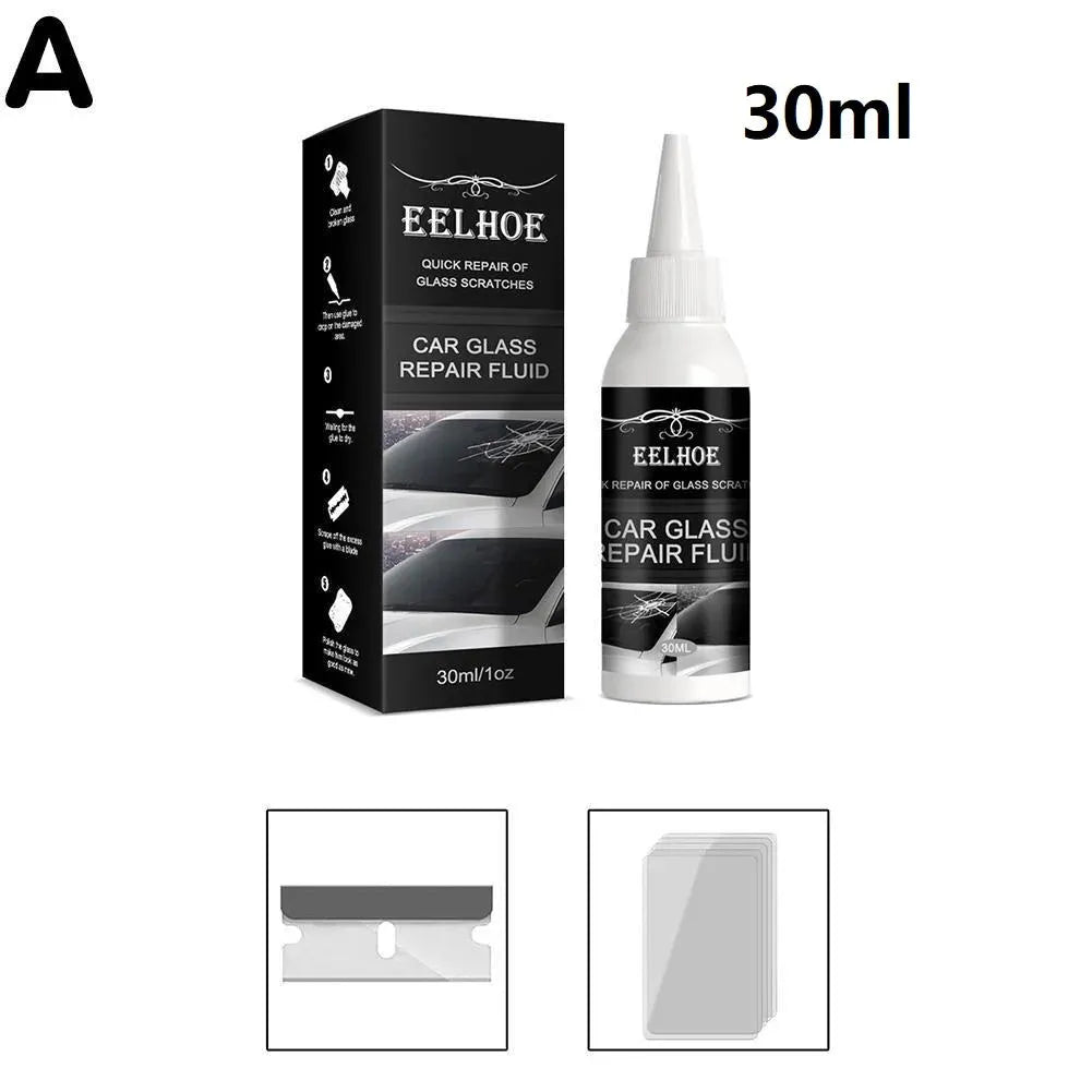 Glass Repair Glue Windshield Repair Kit Crack Chip Glass Repair Set DIY Glue Tool Quick Fix For Chips Cracks Car Accessories