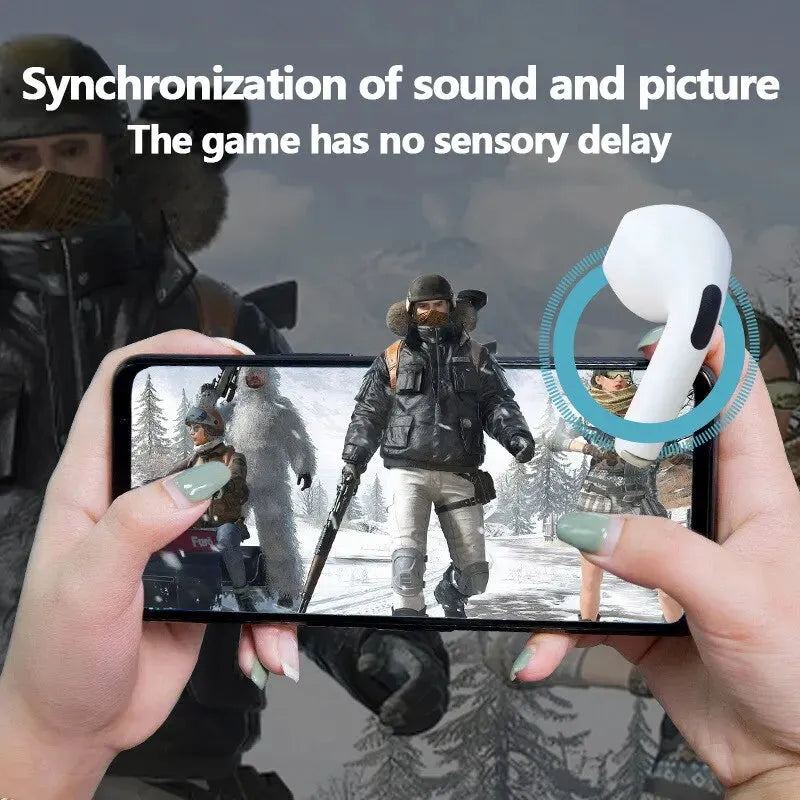 PRO 6 Wireless Bluetooth Headset 5.0 Bluetooth Protocol Earplug Type Strong Endurance Gaming Competitive Headphones TWS Running