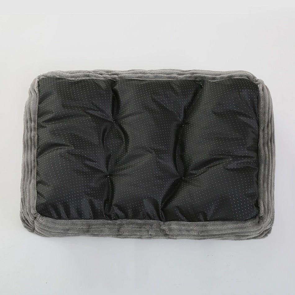 Bed for Dog + Cat Square Plush Sofa Bed