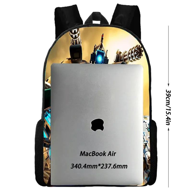 Skibidi Toilet School Bags Titan Speakerman Children's Backpack Boy School Bag For Teenage kids Backpack Anime Travel Backpack