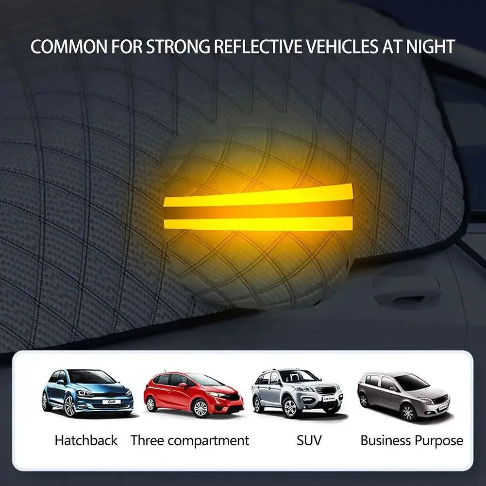 Universal Thicken Car Cover Car Windshield Hood Protect Anti-Frost Sunshade Snowproof Cover Windshield Protector For Sedan E4L7