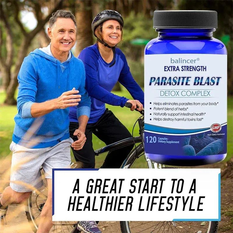 Balincer - Parasite Blaster Detox Complex - Rich in Cranberry, Zinc, and Garlic To Support Gut Health, Immunity & Antibacterial