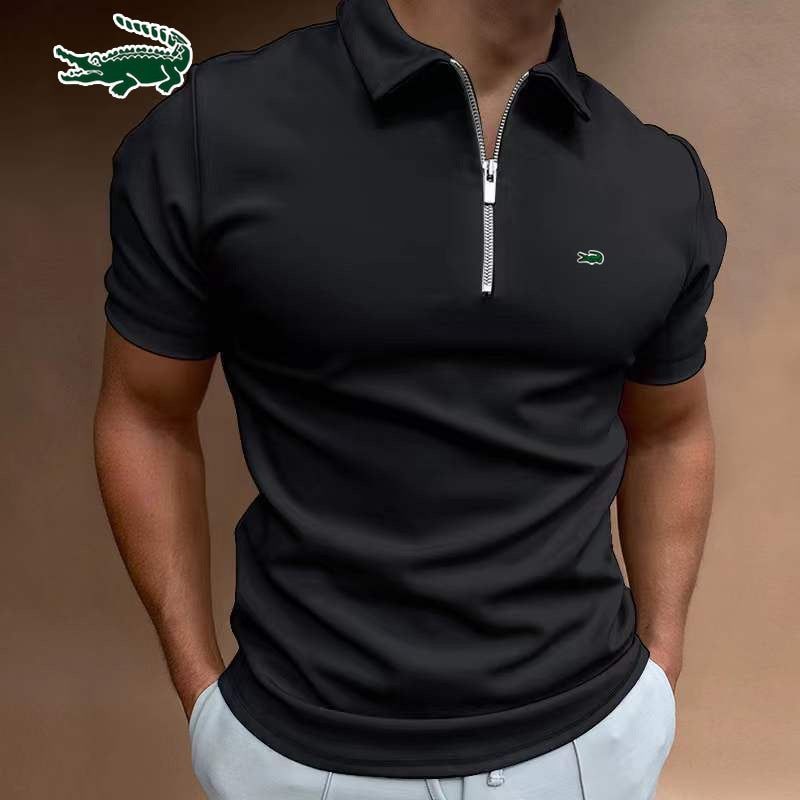 Men's Polo Shirt Fashion Stripe Short Sleeve