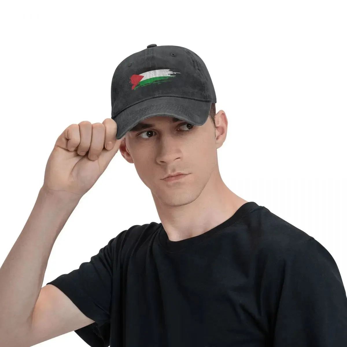 Palestine Flag Baseball Cap Vintage Unisex Men Hip Hop Dad Hats Sunscreen Hunting Camping Baseball Caps Gift