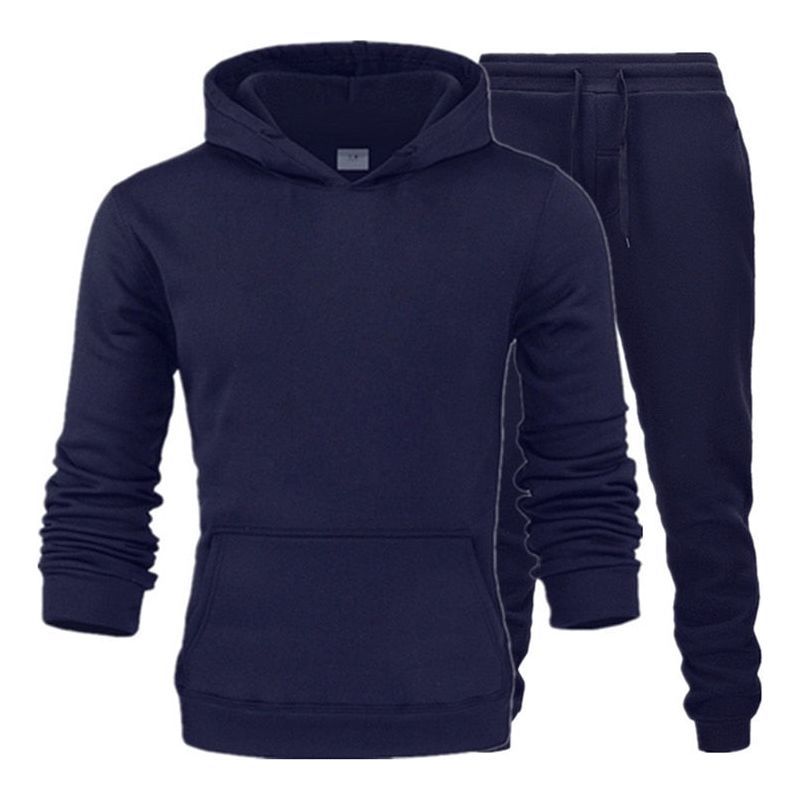 Men's Pant Sets Casual Hoodies Fashion Men's Hoodie Sweatpants Set Sweat for Men Two Piece - Jointcorp