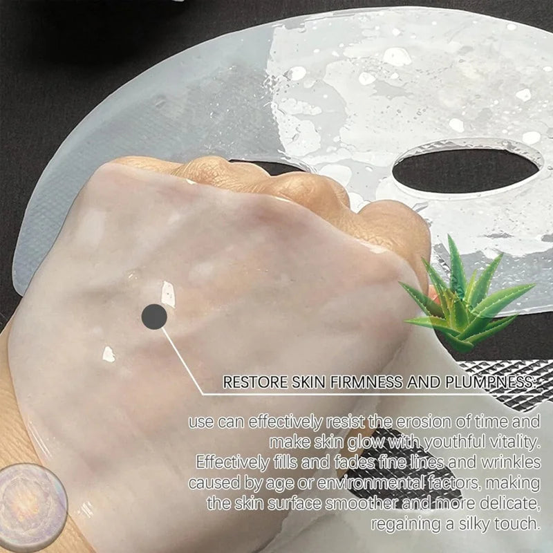 20/10/5PCs Bio Collagen Face Mask Shrink Pores Deep Hydrating Overnight Mask Moisturizing Refreshing Brightening Face Skin Care