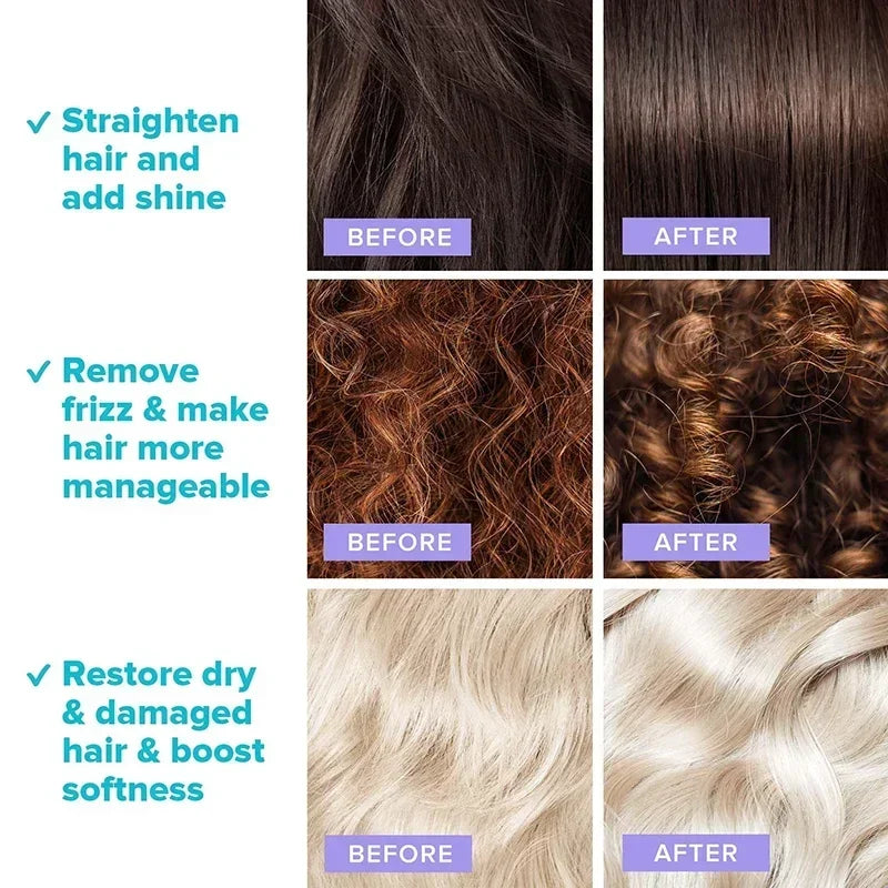 Hair keratin oil vitamin capsules Repair Curly Hair Damage Essential Oil Anti Hair Loss Essence Silky Deep Moisturizing Hair New