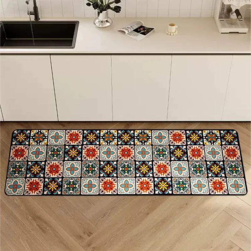 Non-slip Kitchen Carpets for Living Room Long Area Rug Kitchen Floor M0at Carpets Entrance Door Mat Home Decor Alfombra Tapis
